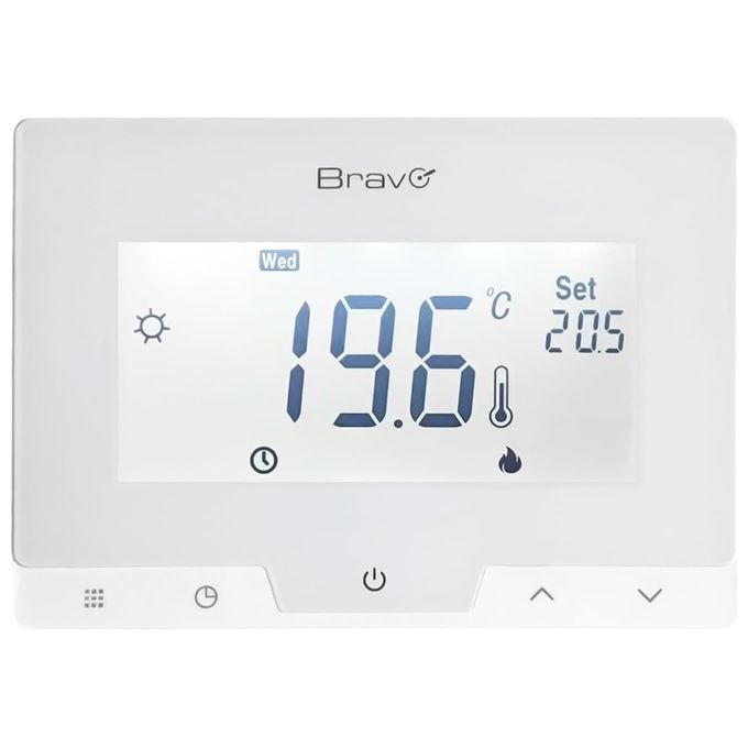 Image of Bravo 93003110 Cronotermostato Digitale Glam Digitale