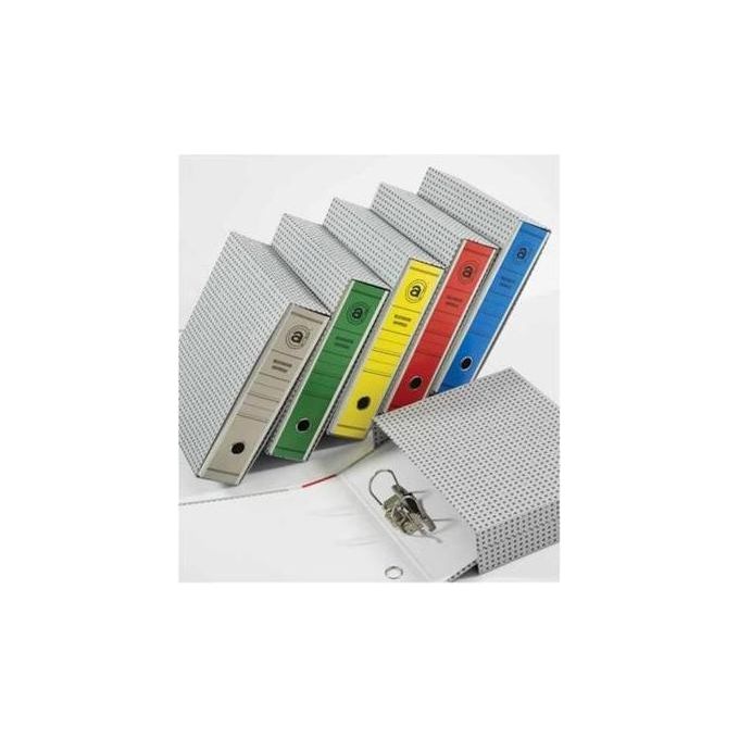 Brefiocart Confezione 12 registratori prot 8cm Gialli