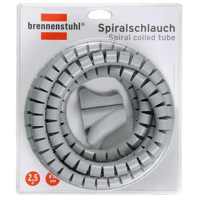 Brennenstuhl Tubo a Spirale Grigio
