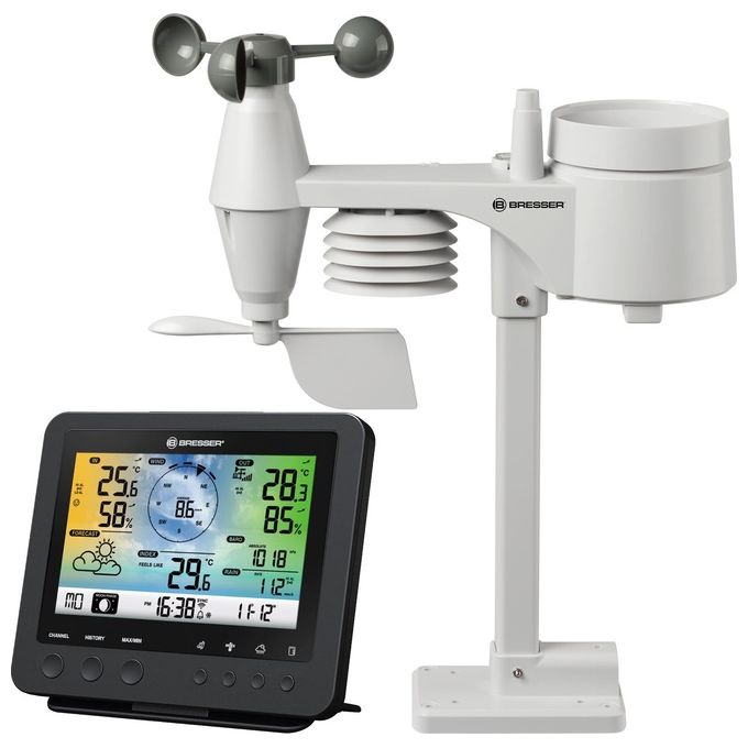 Bresser Stazione Meteo 5 in 1 Wi-Fi Sensore Professionale
