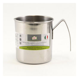 Bricco Cilindrico in acciaio inox Cm 7