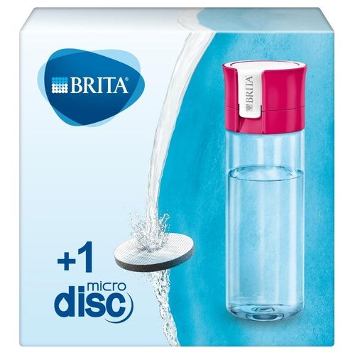 Brita Fill & Go Vital Pink Bottiglia con Filtro Rosa/Trasparente