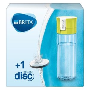 Brita Fill & Go Vital Brita Fill & Go Vital Pink Bottiglia con Filtro Lime/Trasparente