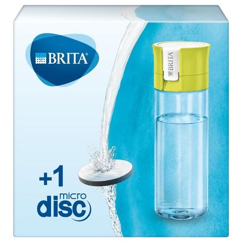 Brita Fill & Go Vital Brita Fill & Go Vital Pink Bottiglia con Filtro Lime/Trasparente