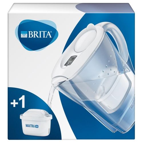 Brita Marella Caraffa Filtrante Trasparente/Bianco