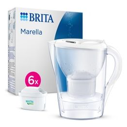 Brita Marella Filtro D'Acqua Manuale 2.4 Litri Bianco