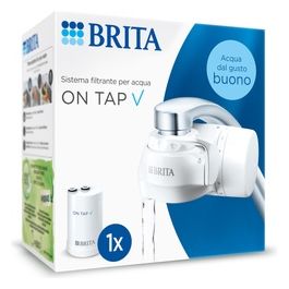 Brita ON TAP V CU CE Filtro per l'Acqua del Rubinetto Bianco