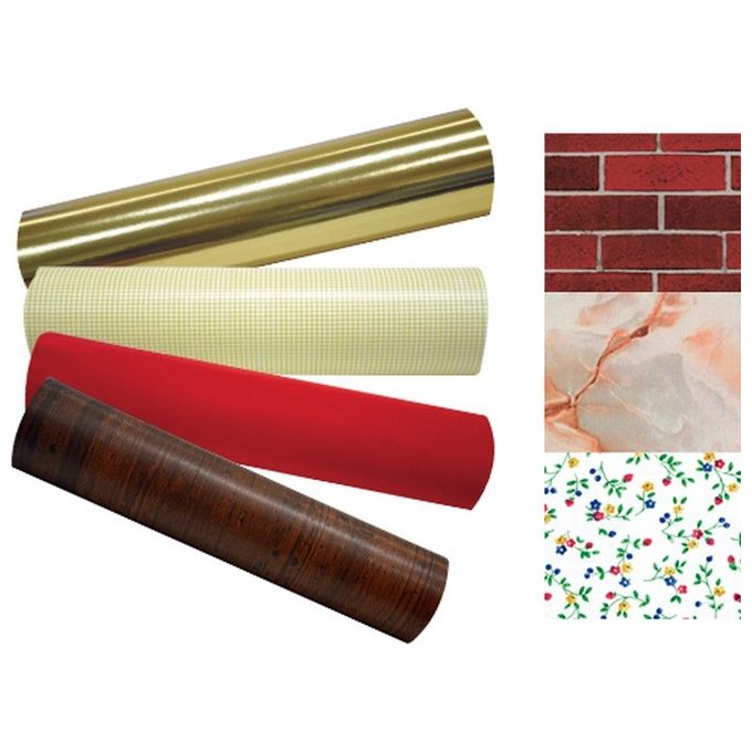 Brixo 30q-01 Plastica Adesiva Mattoni Rossi 20mt