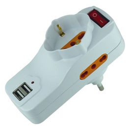 Adattatori Triplici Rotanti + 2Usb