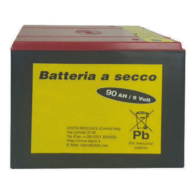 Brixo Batteria a Secco 130ah 9v per Elettrificatore 441219