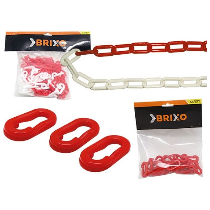 Brixo Catena Pvc Bianco/Rossa Rotolo 25mt 8mm