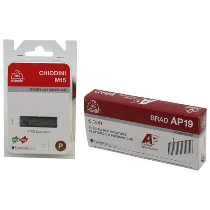 Brixo Chiodi per Electro 120 AP19 Confezione 5000 Pezzi