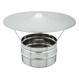 Fumaiolo Fisso Cappello Cinese Inox 15cm
