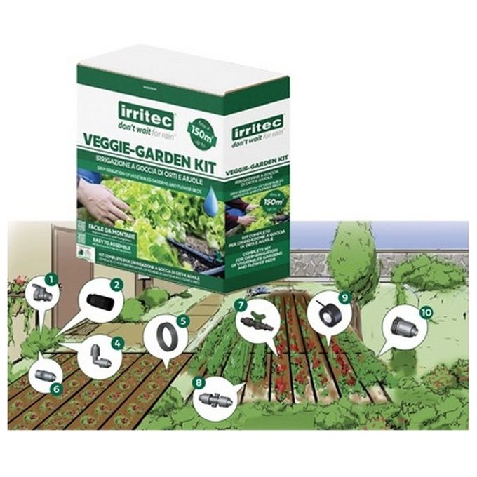 Image of Brixo Kit Irrigazione a Goccia Veggie-Garden