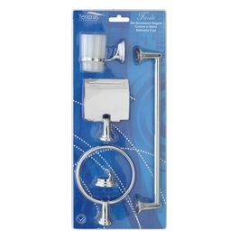 Piantana 2In1 Cromo C/Portascopino