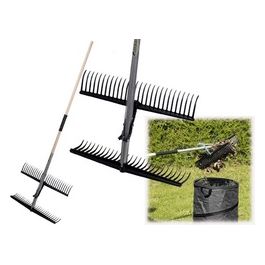 Rastrello Raccoglitore 28x2 Denti con Manico