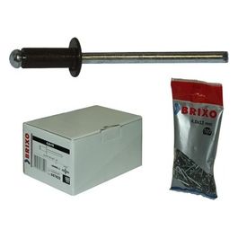 Rivetti in Alluminio Testa di Moro 4x12mm Confezione 500 Pezzi