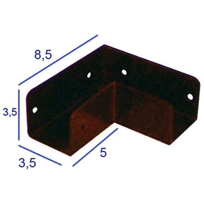 Brixo Staffa ad Angolo per Pannello Patio Confezione 2 Pezzi