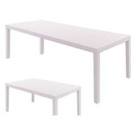 Tavolo in Resina Indo Bianco 150-220x90cm