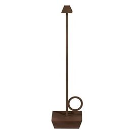 Broggi Lampada Bugia Ricaricabile Corten