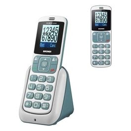 Brondi Amico Home Telefono Cellulare GSM per Anziani con Tasti Grandi Tasto SOS e Funzione da Remoto