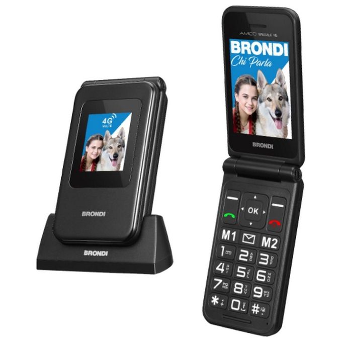 Image of Brondi Amico Speciale 4g 1.77-2.8'' controllo remoto SOS Dual Sim nero Metal