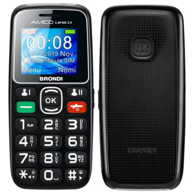 BRONDI Amico Unico Ds Grandi Tasti Nero