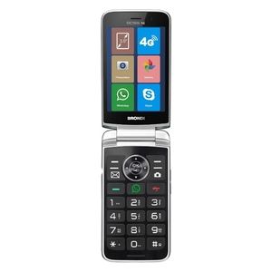 Brondi BOSS 4G Telefono Cellulare Maxi Display Tastiera Fisica Retroilluminata Dual Sim Li-ion 1500mAh Flip Attivo Verde