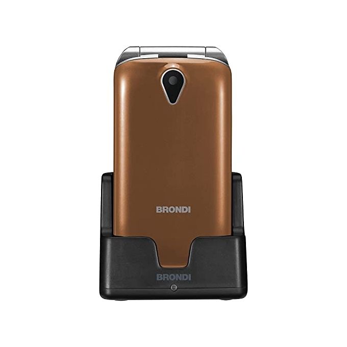 Brondi Cellulare Amico Mio 4G Bronze 2.8" Bluetooth Sos Nero