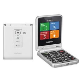Flipper White Metal 2.4" Clamshell