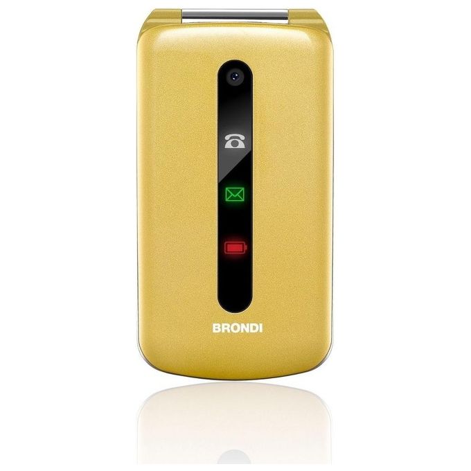 Image of Brondi President Telefono Cellulare Dual Sim 3'' Oro