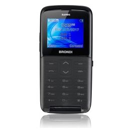 Brondi Ramos Cellulare Gsm Quad Band 1,77" a Colori Radio Fm Bluetooth Nero