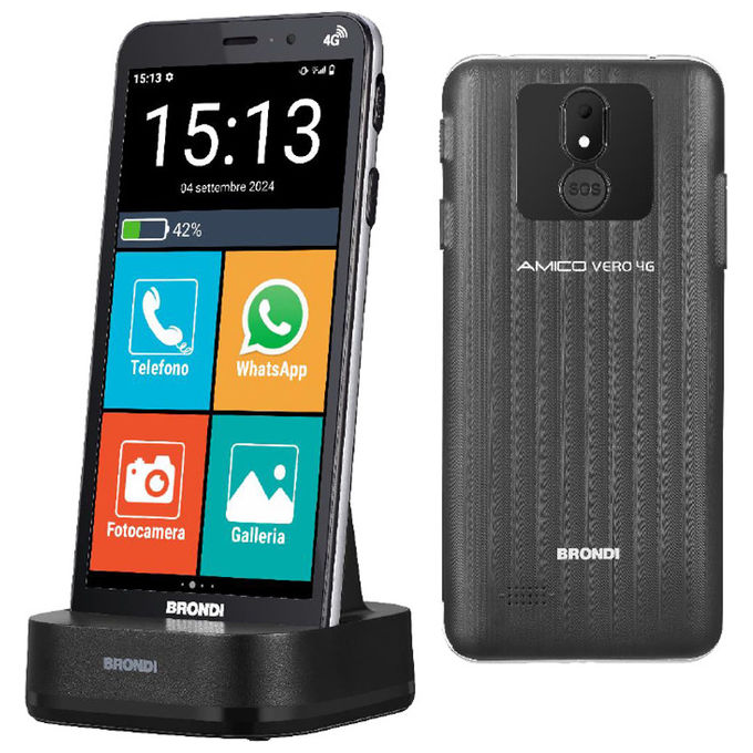 Image of Brondi Amico Vero 4G SeniorPhone 3-32Gb 5.7'' Dual Sim GPS SOS