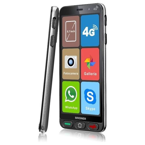Brondi Amico Smartphone S 5.7'' 1Gb 8Gb Dual Sim Nero