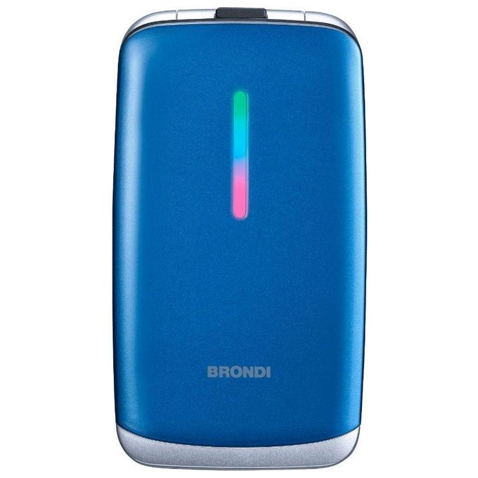 Brondi Telefono Cellulare Contender Blu Metal Ds Ita