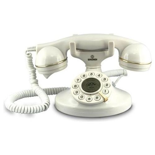 Brondi Telefono Vintage 10 Bianco