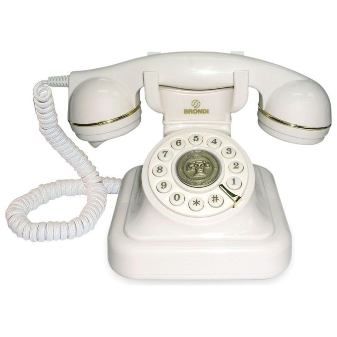 Brondi Telefono Vintage 20 Bianco