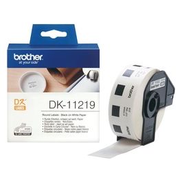 Brother 1200 Etichette Circolari Adesive In Carta Diametro 12mm