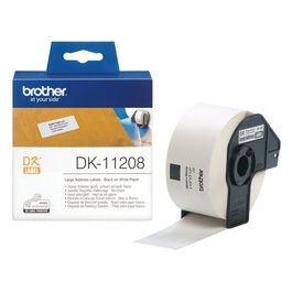 400 Etichette In Carta Nero Su Bianco 38 Mm X 90 Mm
