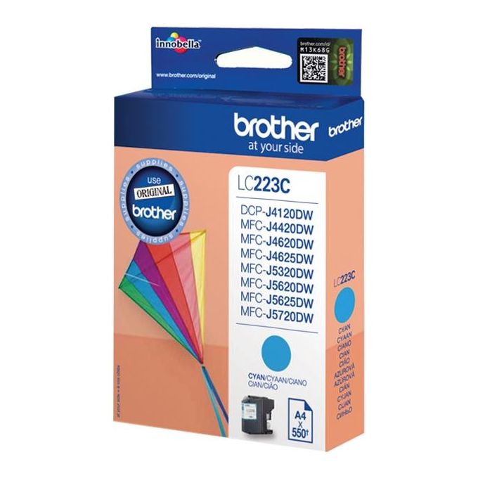 Image of Brother cartuccia ink Ciano 550 pag per Mfc-j4620dw-j5320dw-j5620dw-j5720dw
