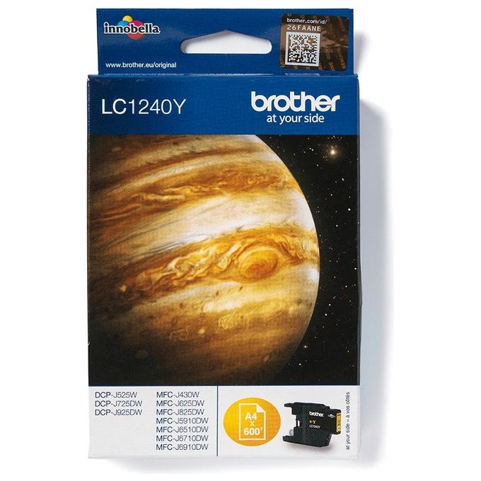 Image of Brother cartuccia Ink-Jet Giallo 600 pagine per Multifunzione-J6510DW e J6910DW