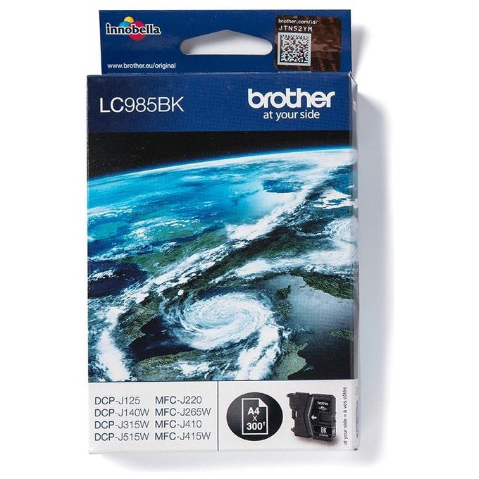 Brother LC-985BK Nero DCP-J315W Inkjet / getto dinchiostro Cartuccia originale