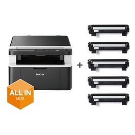 DCP-1612W Stampante Multifunzione Laser Wi-Fi con 5 Toner TN1050 Inclusi