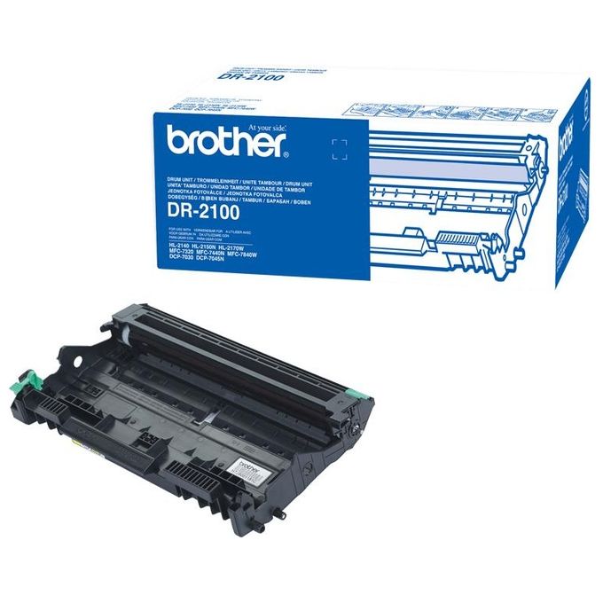Brother DR-2100 Tamburo per Stampante Originale Resa 12000 Pagine colore Nero