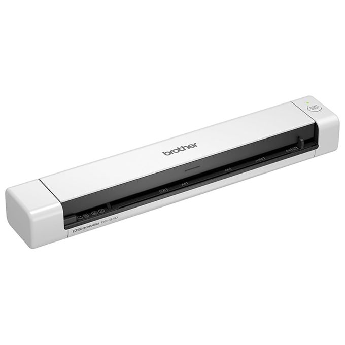 Brother DS640 Scanner Portatile A4, Risoluzione 600x600Dpi 15 ppm B-N e Colore Autoalimentato Tramite USB