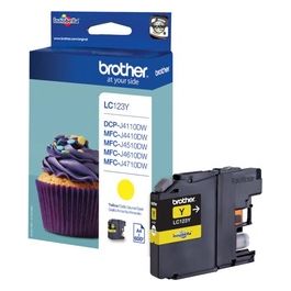 Brother Giallo Lc-123y 600 Pagine