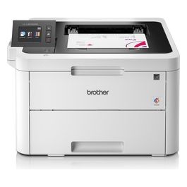 Brother HLL3270CDW Stampante a Colori LED, Velocità 24 ppm, Stampa Fronte/Retro Automatica, Rete Cablata, Wi-Fi, NFC, USB 2.0 Hi-Speed, Cassetto 250 Fogli, Display Touchscreen, Toner da 1000 Pagine