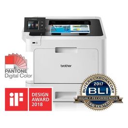 HL-L8360CDW Stampante Laser a Colori, Velocità di Stampa 31 ppm, Rete Cablata, Wi-Fi e Wi-Fi Direct, NFC, Stampa Fronte/Retro, bianco/nero