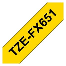 Laminato Flessibile da 24 mm Nero/giallo