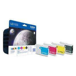 Lc-1000valbpdr Value-pack C/m/y/bk Blister